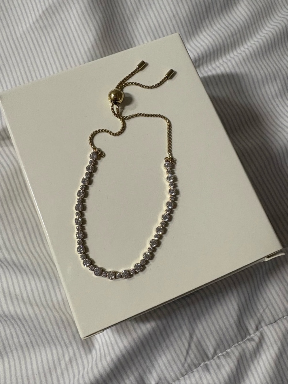 Swarovski Silver Crystal Tennis Bracelet